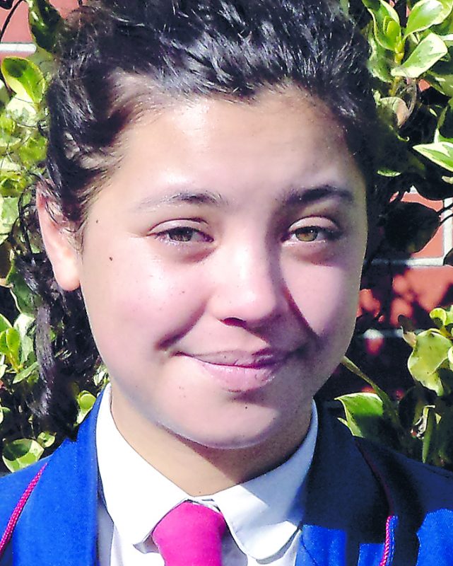 High-achieving Marian College student Ana Avia-O'Connor.