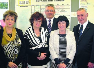 A loved principal leaves for island school