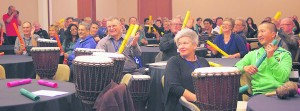 Marriage educators seem to be enjoying a workshop at the Hamilton training weekend.
