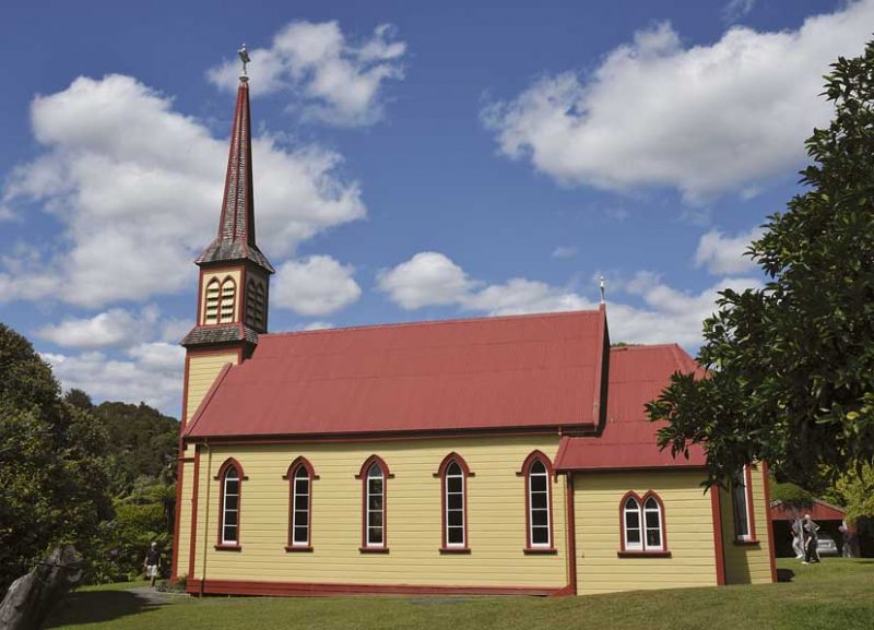 St Joseph’s in its well-maintained surroundings.
