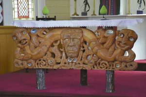 The front of the altar in St Joseph’s church.