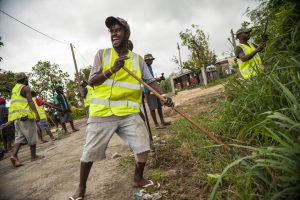 Anabrou, Port Vila resident, Cash for Work programme-2804