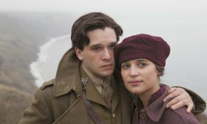 Kit Harrington and Alicia  Vikander star in a scene from Testament of Youth.