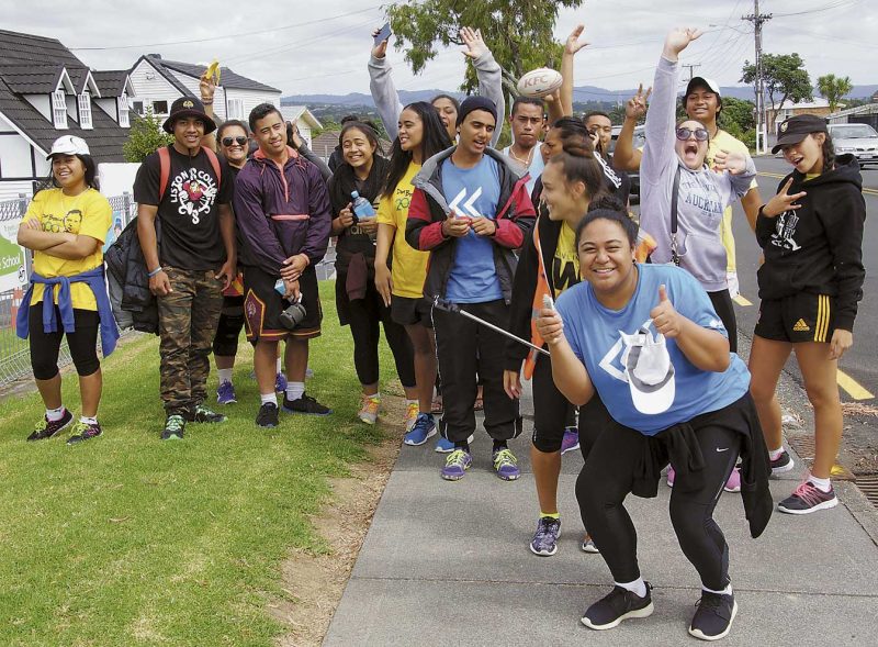 West Auckland youths walk 62.7 km in solidarity with the poor.