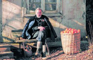 Lembit Ulfsak stars in a scene from Tangerines.