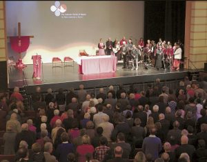Part of the congregation during the inaugural Mass.