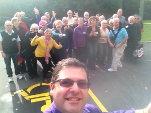 David Parker with the participants at the NZ Catholic Deaf Ministries Conference.