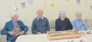 DUNEDIN: A special memory on the occasion of Rena Clark’s 100th birthday on July 10 in Brockville, Dunedin. From left, Jean Miller, 100 years and 8 months, Arthur Cook, who will be 100 in March, Sr Marie Fitzpatrick, 101, and Mrs Clark, 100.