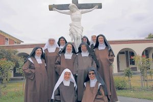 Front: Maria Immaculata and Marietta. Back, from left to right: Srs Teresa, Catherine, Mareta, Elizabeth, Mary Teresa, Cushla, Marie Angeline and Mother Dorothea.