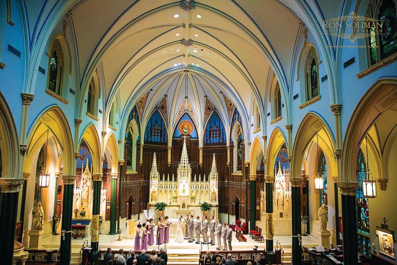 The venue, the Church of St John the Evangelist, Philadelphia.
