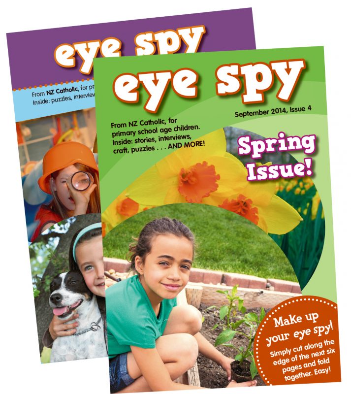 Two of the four issues of the prizewinning Eye Spy.