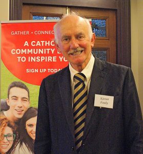 Retiring, then not retiring, principal Kieran Fouhy.