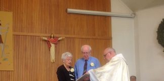 Priest celebrates his parents’ anniversary