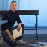 Michael Fassbender stars in a scene from the movie Steve Jobs.