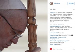 Pope Francis' Instagram account followers hit 1.4 million in just two days.