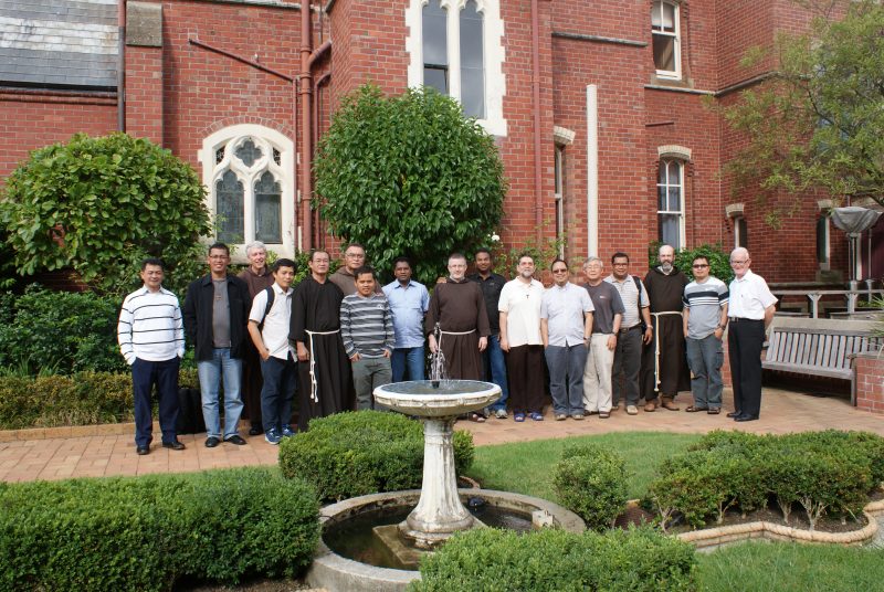Capuchin friars attending the Pacific Asian Capuchin Conference paid a courtesy call to Auckland Bishop Patrick Dunn at the Pompallier Diocesan Centre, Auckland.
