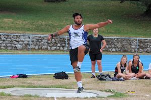 Nathaniel Sulupo in  action for St Patrick’s College, Wellington.