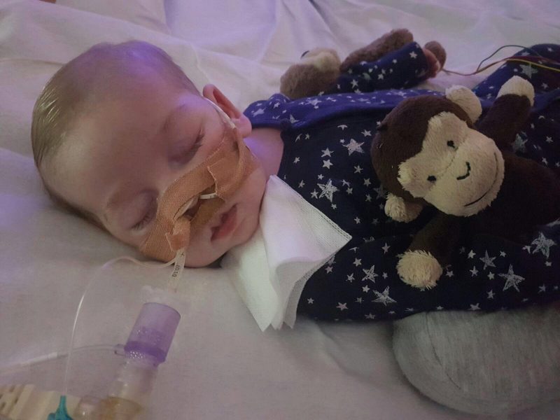 Charlie Gard, who was born in England with mitochondrial DNA depletion syndrome, is pictured in this undated family photo. The baby's parents, Chris Gard and Connie Yates, have lost their legal battle to keep Charlie on life-support and seek treatment for his rare condition in the United States. (CNS photo/family handout, courtesy Featureworld) See ACADEMY-BABY-LIFE-SUPPORT June 29, 2017.
