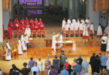 Cathedrals combine for Ash Wednesday