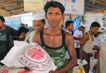 Aid for thousands of displaced Rohingya