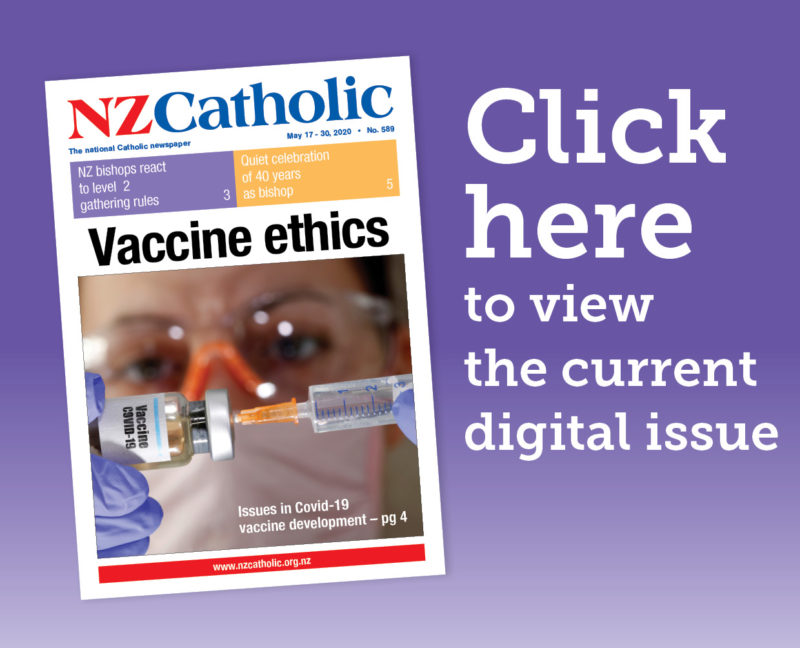 Latest NZ Catholic cover featuring vaccine ethics