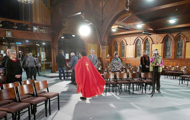 A Mass finishes in Blenheim.