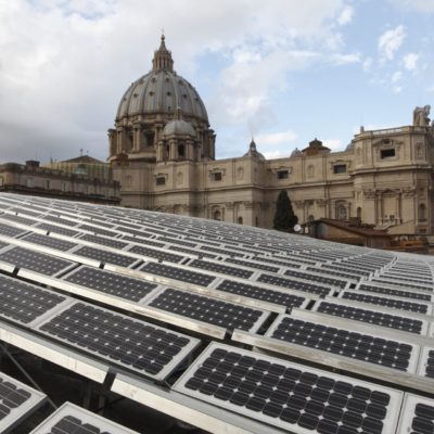 Pope says Vatican will aim for net zero carbon emissions