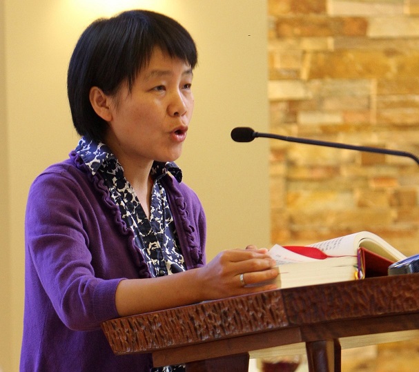 A lector delivers a reading during Mass at a church in Ronkonkoma, N.Y., Aug. 20, 2014. Pope Francis ordered a change to the Code of Canon Law so that women may be formally instituted as lectors and acolytes. (CNS photo/Gregory A. Shemitz)