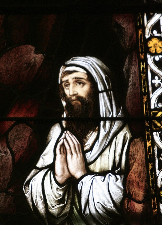 Lazarus is depicted in stained-glass at the Cathedral Basilica of St. James in Brooklyn, N.Y., Nov. 30, 2006. In a decree published Feb. 2, the Congregation for Divine Worship and the Discipline of the Sacraments said Pope Francis has approved adding the memorial of Martha, Mary and Lazarus to the General Roman Calendar. (CNS photo/Nancy Wiechec)