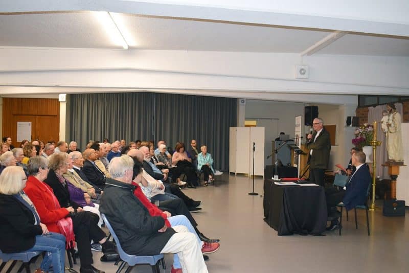 Bishop Patrick Dunn speaks at the 2021 Bishop’s Forum in Takapuna.
