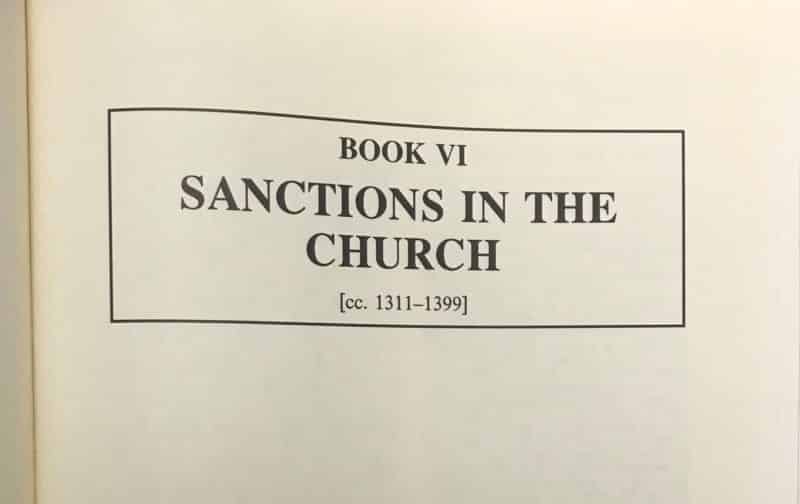 Canon law bk 6