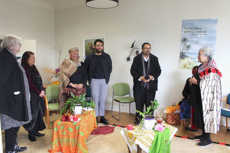 From left: Maryanne Hall (CSS), Loraine Elliott, Tofilau Bernadette Pereira, Joseph Xulue, Manuel Beazley, Erin Fa’aui.