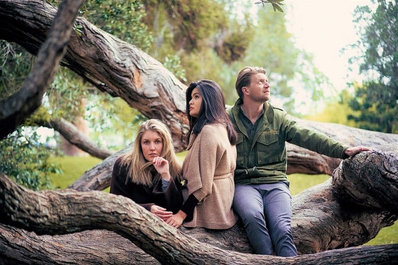 The Sations (from left) Rachel Wilson, Laura Schryvers and Dominic Schryvers. 
