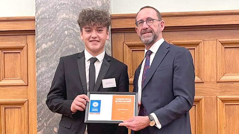 Lorenzo Chambers (left) and Andrew Little.