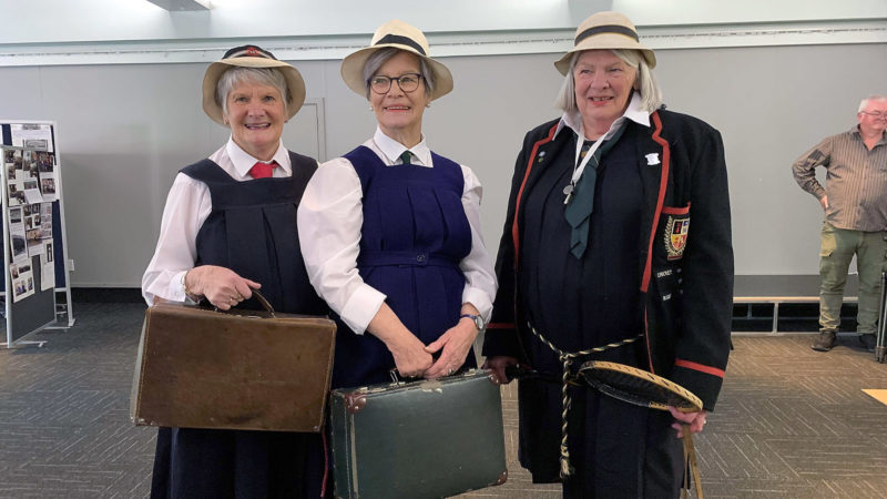 Performers in a well-received skit were Kathryn Bryant, Colleen Prendergast, and Helen 
Bradley.