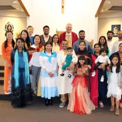 Many languages at Hamilton Pentecost Mass