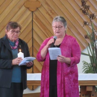 Josephite life commitment by Sr Adrienne in Whanganui