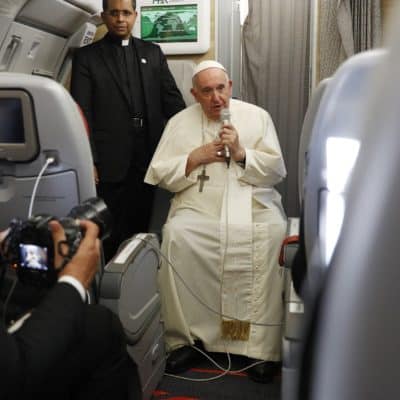 Pope says residential-school policy was part of ‘genocide’ plan