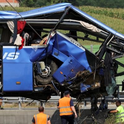 At least 12 dead as bus carrying Polish pilgrims crashes in Croatia