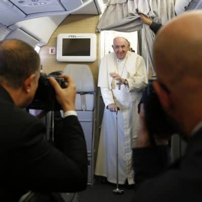 Pope: Under right conditions, nations may buy weapons for self-defence