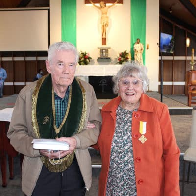 Parishioner honoured with papal award