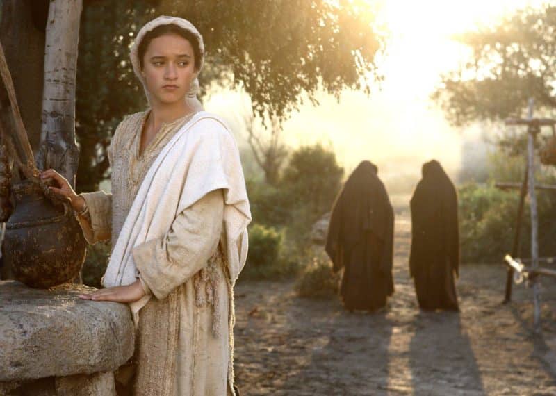Keisha Castle-Hughes stars in a scene from the movie "The Nativity Story." The USCCB Office for Film &amp; Broadcasting classification is A-I -- general patronage. The Motion Picture Association of America rating is PG -- parental guidance suggested. Some material may not be suitable for children. (CNS photo/New Line) (Nov. 15, 2006) See MOVIE REVIEW Nov. 15, 2006.