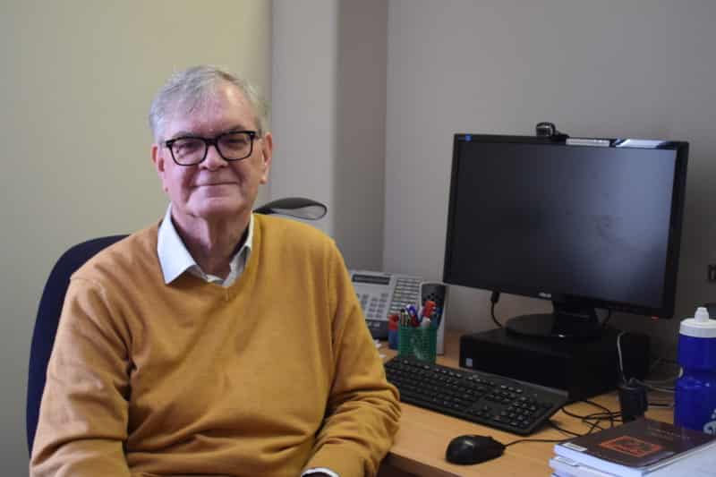 Fr Kevin Waldie, SM at Te Kupenga Catholic Theological College.