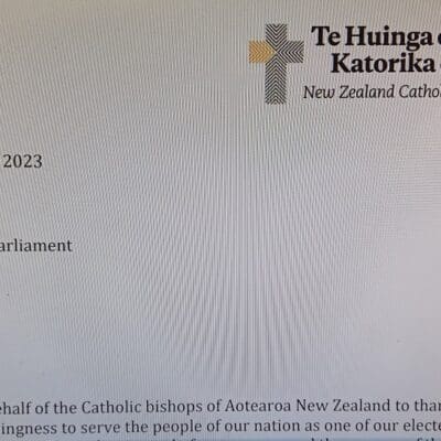 NZ bishops give copy of ethics document to all MPs