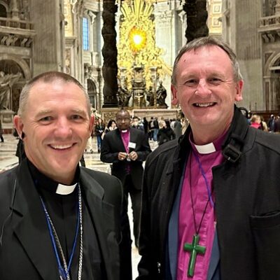 Catholic and Anglican bishops from NZ in Rome and Canterbury for international dialogue